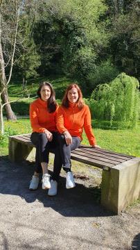 Foto-Klara Žalec_podpredsednica M. Šikonja in predsednica  Z. Kavčič